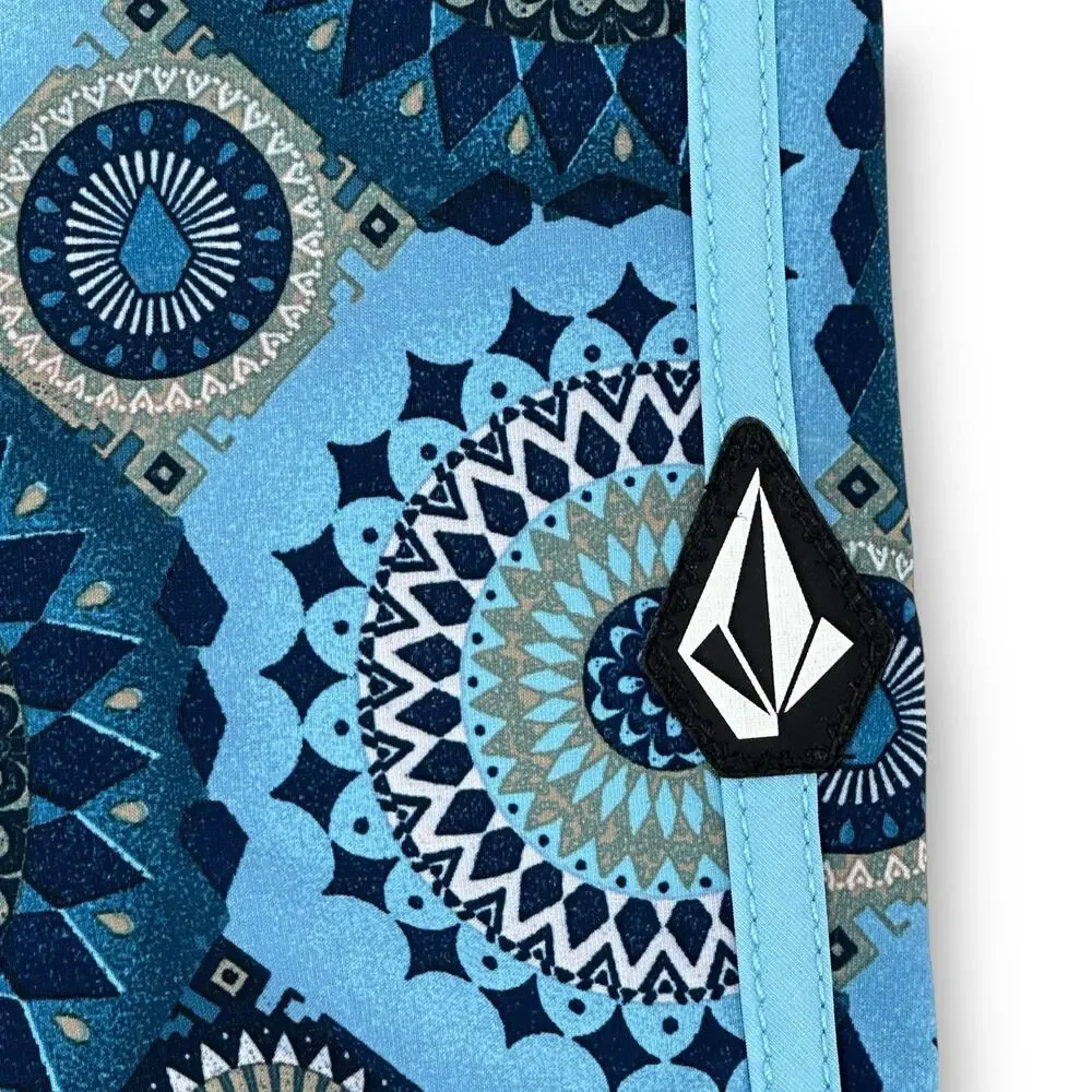 Volcom Mod Barnacle Medallion Scallop Print Board Shorts Boys Size 27 14 L